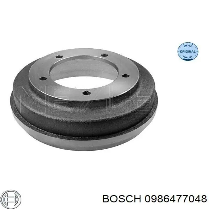 0986477048 Bosch Тормозной барабан