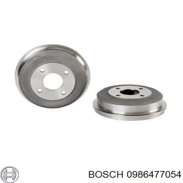 Барабан тормозной задний Bosch 0986477054 цена, от 40.57 USD