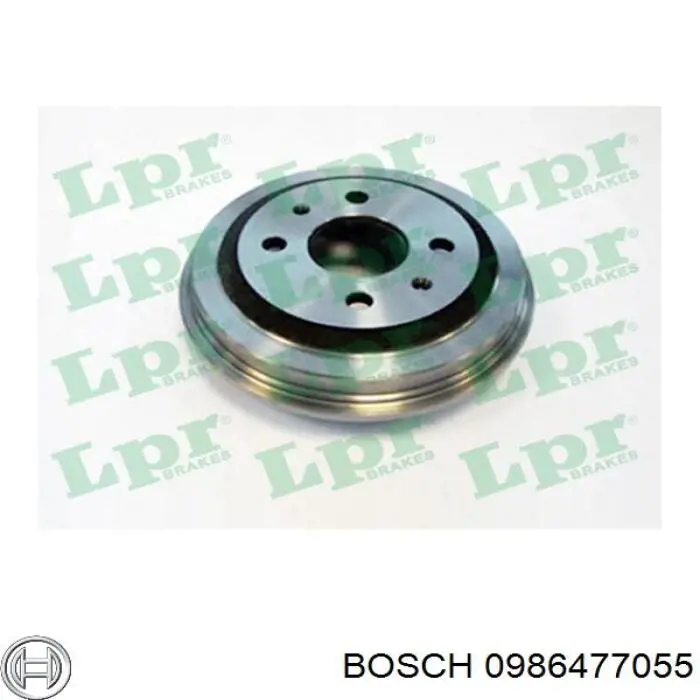 Тормозной барабан 0986477055 Bosch