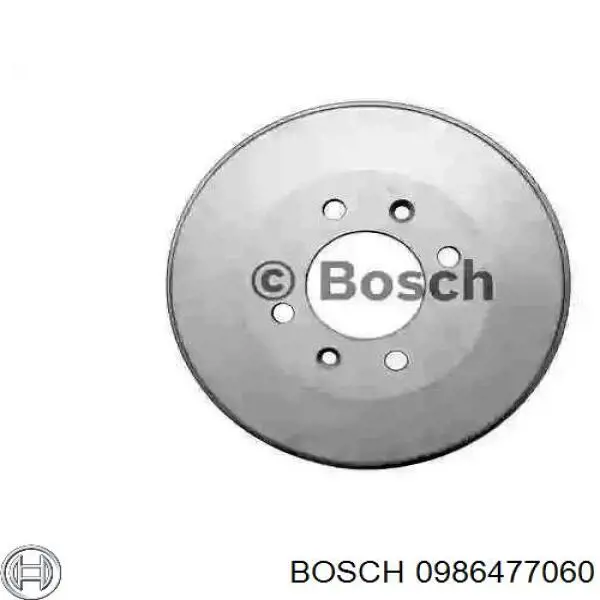 0 986 477 060 Bosch барабан тормозной задний
