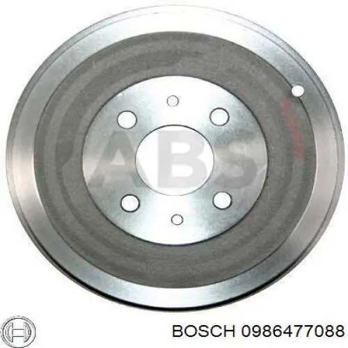 Купить 0986477088 Bosch Тормозной барабан