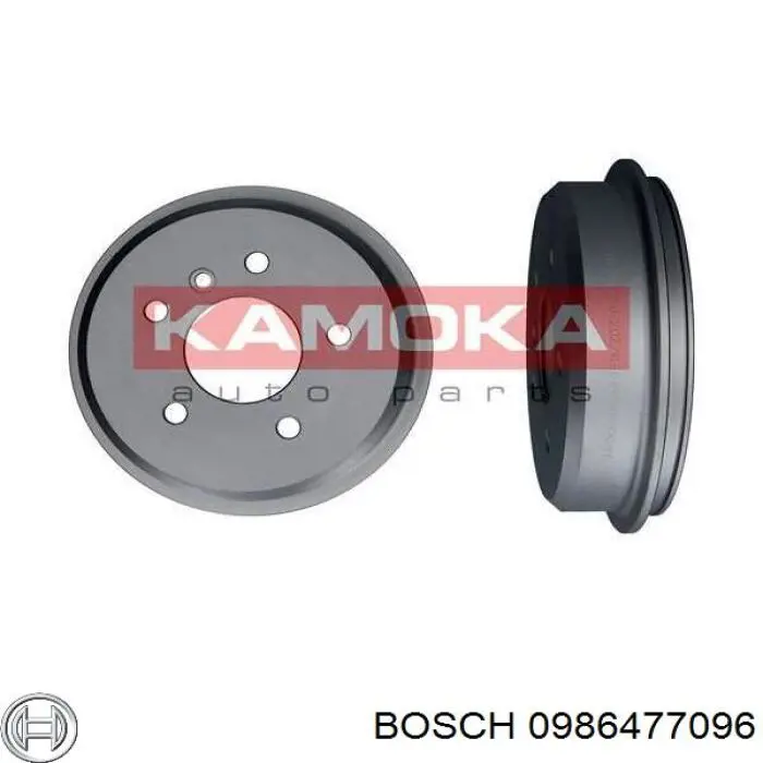 0986477096 Bosch Тормозной барабан