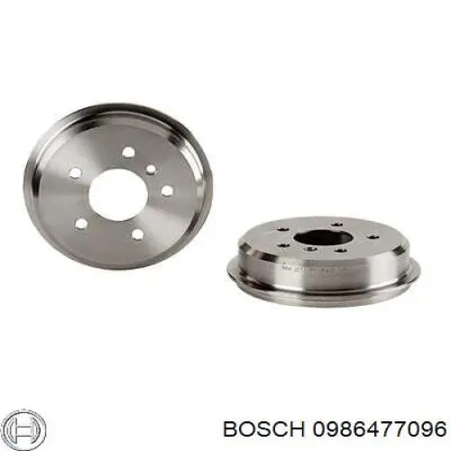 Купить 0986477096 Bosch Тормозной барабан