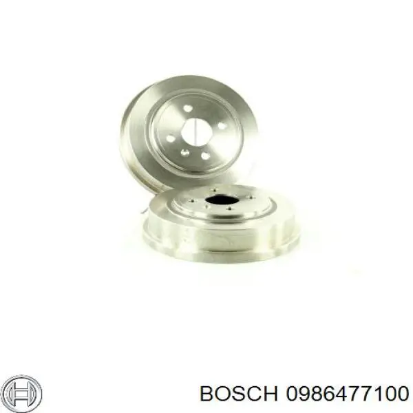 Барабан тормозной задний Bosch 0986477100 цена, от 42.38 USD