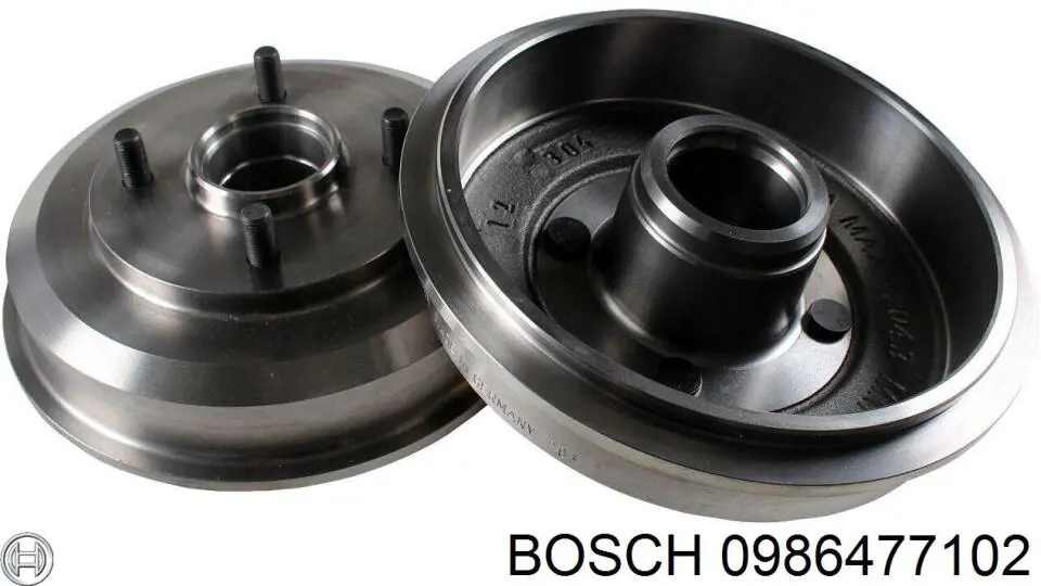 0986477102 Bosch Тормозной барабан