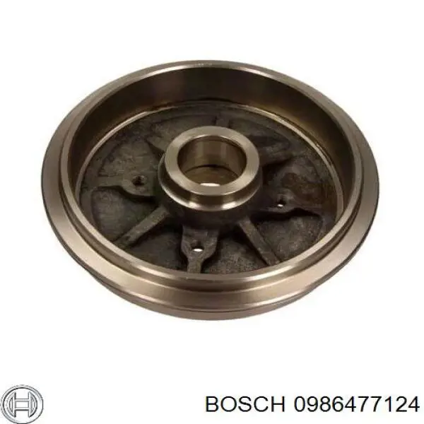 Барабан тормозной задний Bosch 0986477124 цена, от 37.02 USD