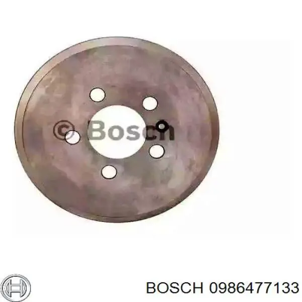 Freno de tambor trasero 0986477133 Bosch