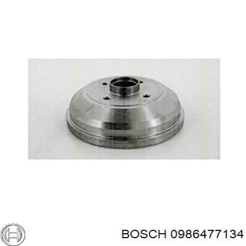 Барабан тормозной задний Bosch 0986477134 цена, от 28.89 USD