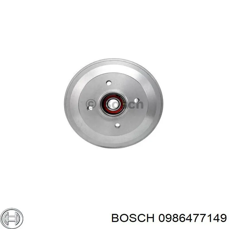 Купить 0986477149 Bosch Тормозной барабан