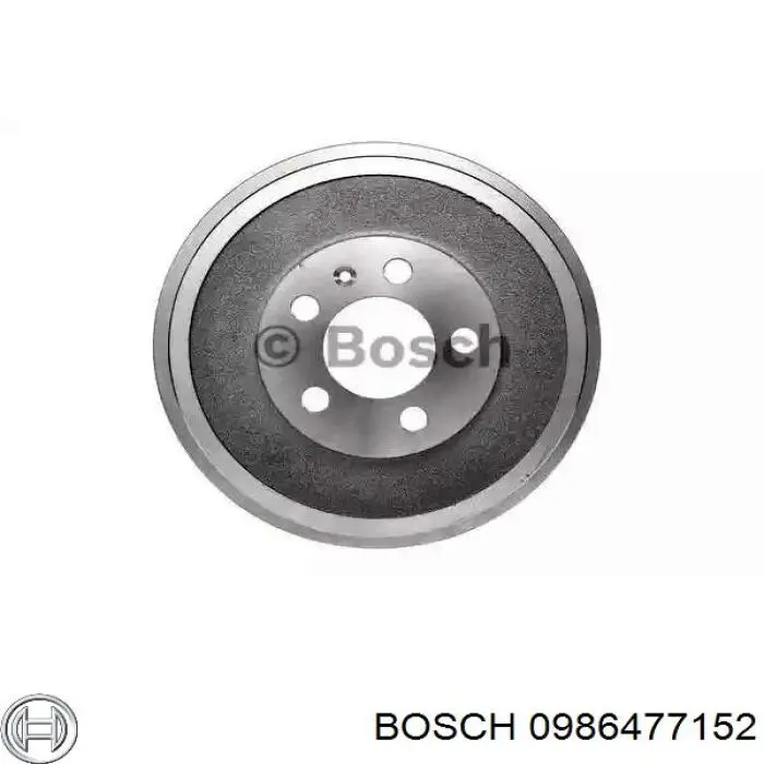 Freno de tambor trasero 0986477152 Bosch