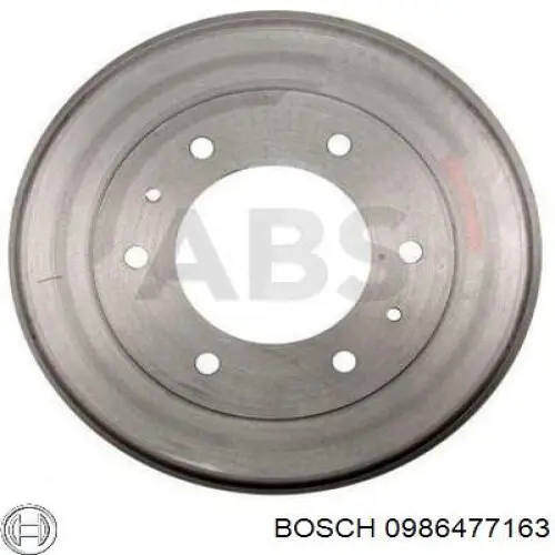 0986477163 Bosch Тормозной барабан
