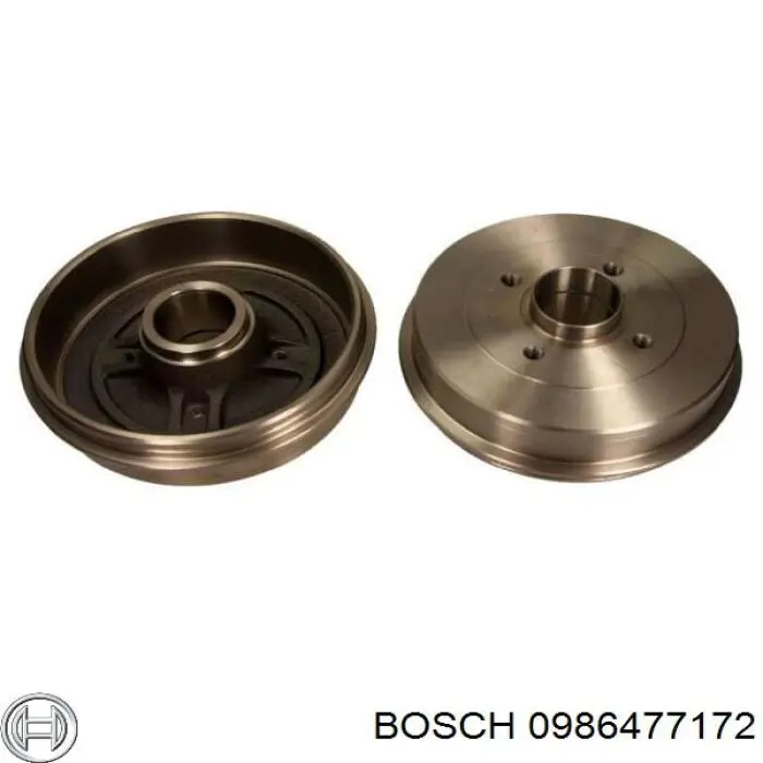 0986477172 Bosch Тормозной барабан