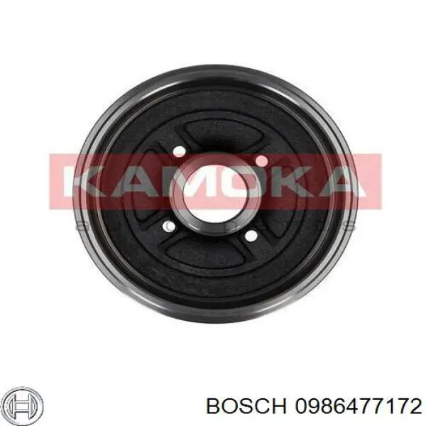 Купить 0986477172 Bosch Тормозной барабан