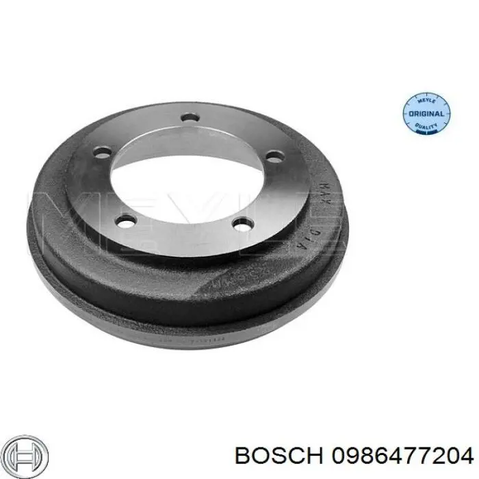 Купить 0986477204 Bosch Тормозной барабан