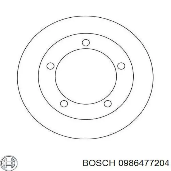 Барабан тормозной задний Bosch 0986477204 цена, от 64.56 USD