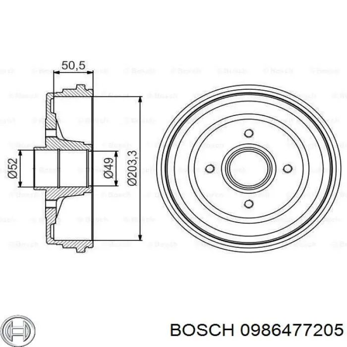 0986477205 Bosch