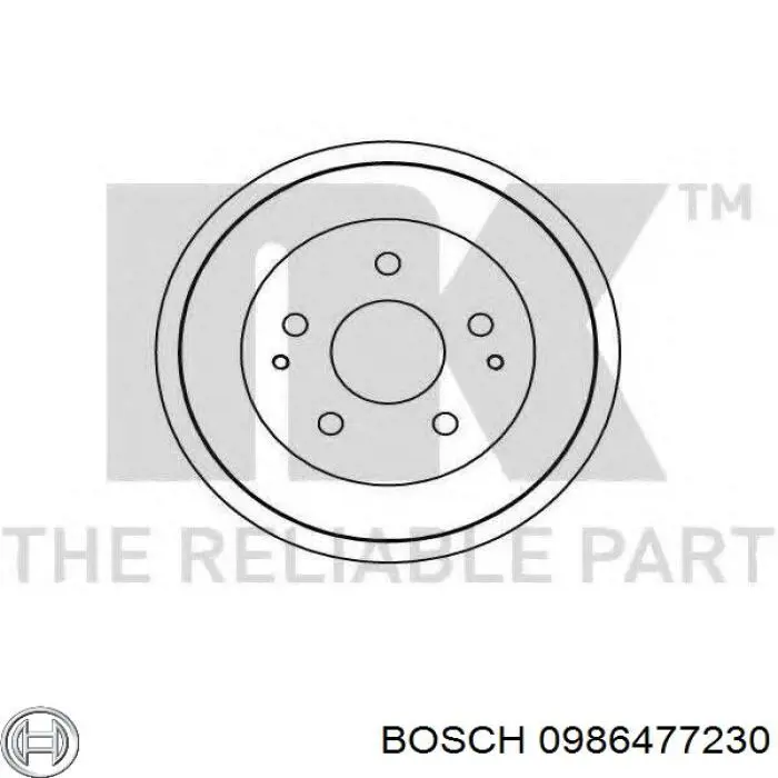 Барабан тормозной задний TRW DB4252 цена, от 55.12 USD