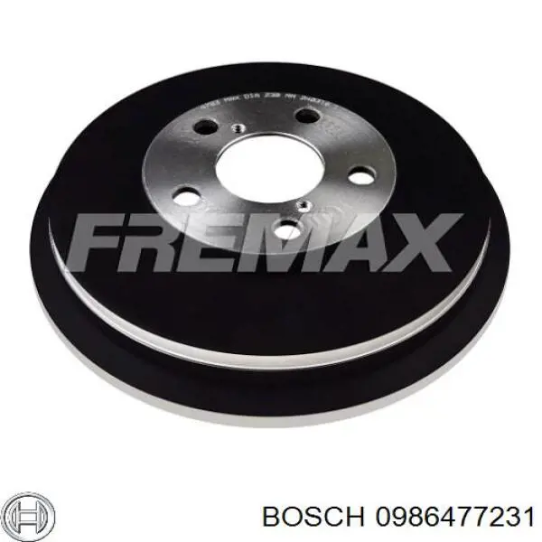 Купить 0986477231 Bosch Тормозной барабан