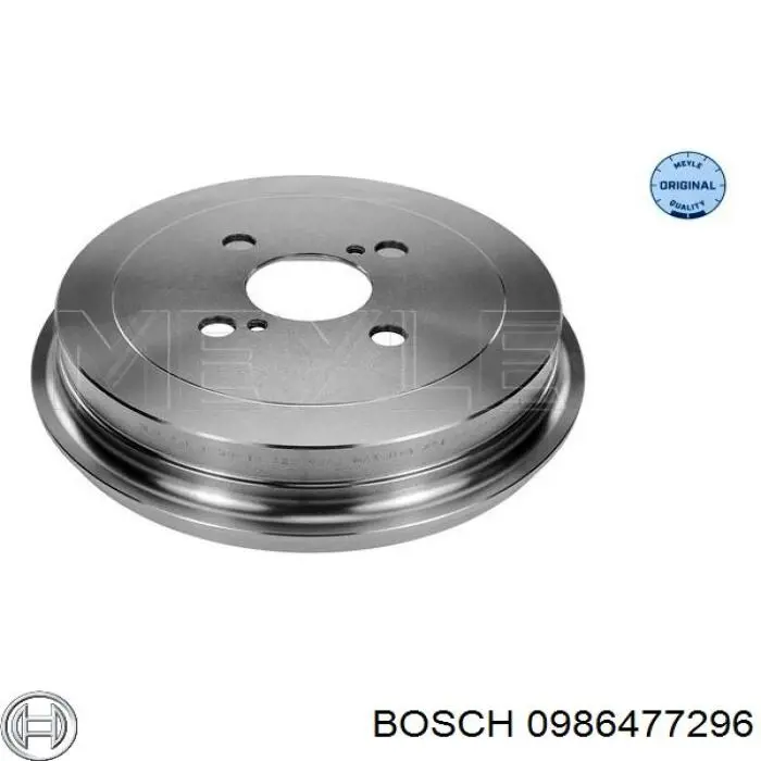 Тормозной барабан 0986477296 Bosch