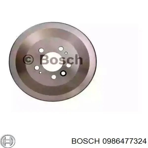 0986477324 Bosch tambor do freio traseiro