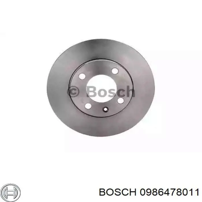 Передние тормозные диски 0986478011 Bosch