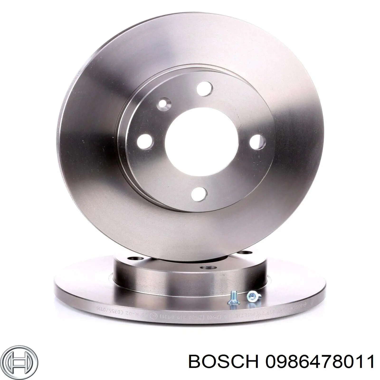 Freno de disco delantero 0986478011 Bosch