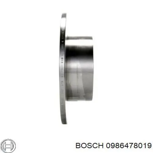 0 986 478 019 Bosch диск тормозной задний