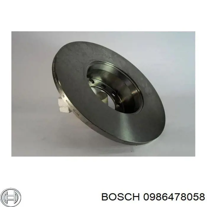 Передние тормозные диски 0986478058 Bosch