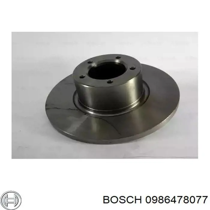 Передние тормозные диски 0986478077 Bosch