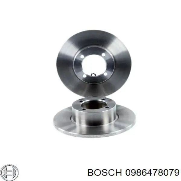 0986478079 Bosch диск тормозной передний