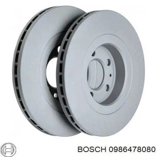 Тормоз дисковый передний Bosch 0986478080 цена, от 17.08 USD