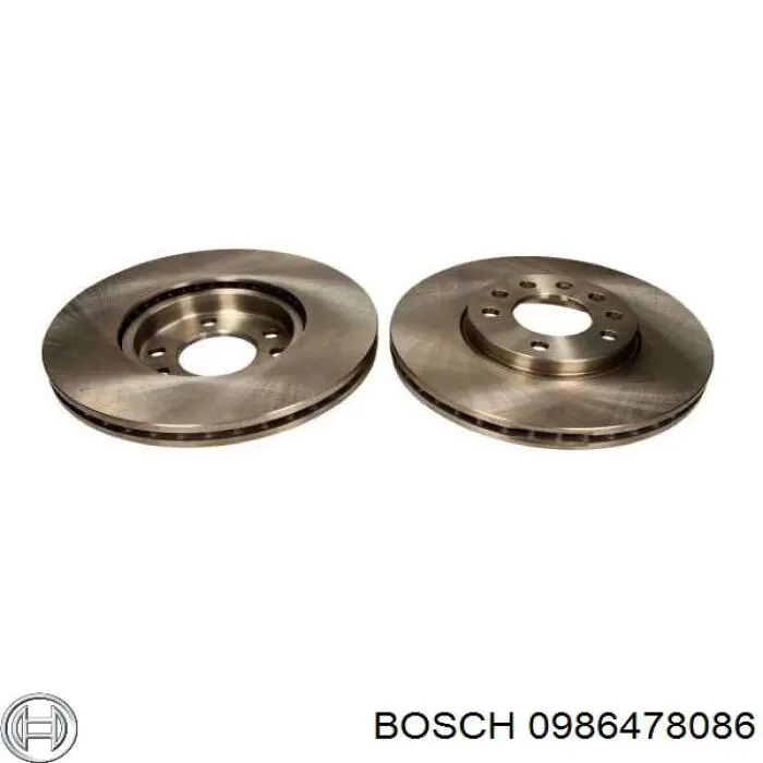Тормозные диски 0986478086 Bosch