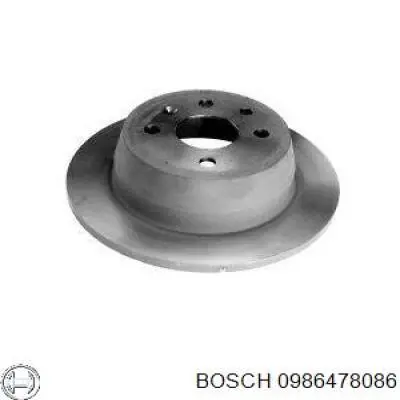 Задний дисковый тормоз Bosch 0986478086