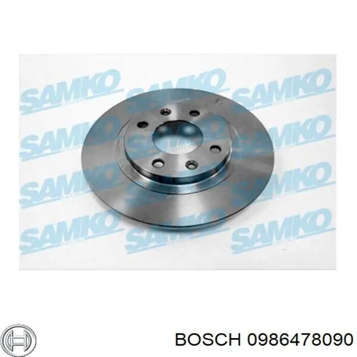 Тормоз дисковый передний Bosch 0986478090 цена, от 17.41 USD
