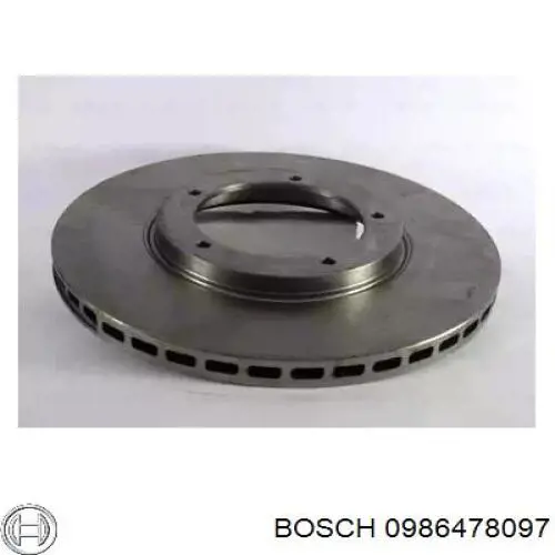 Передние тормозные диски 0986478097 Bosch