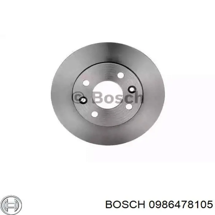 0 986 478 105 Bosch диск тормозной передний