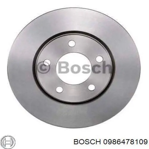 0 986 478 109 Bosch диск тормозной передний