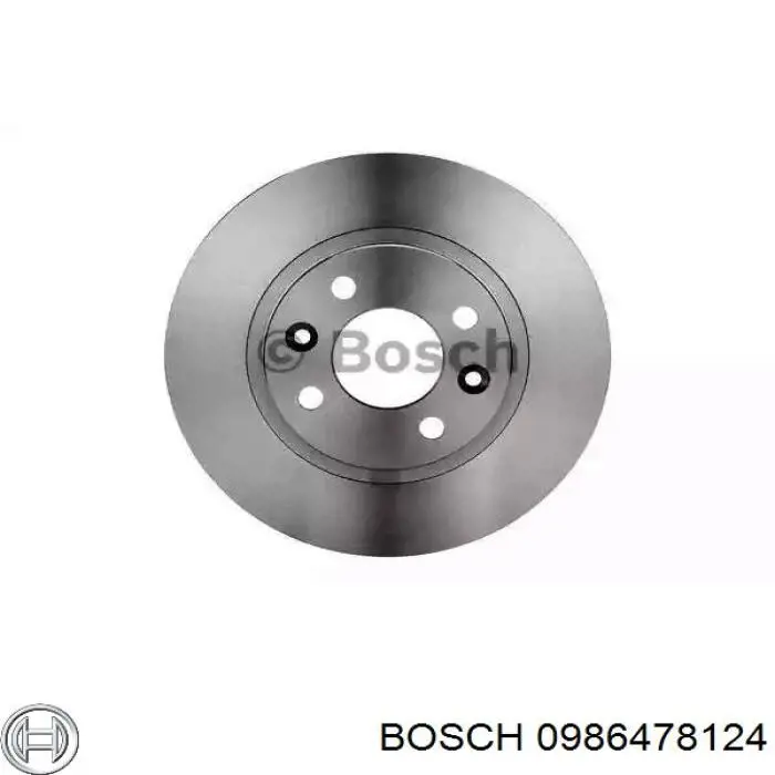 0986478124 Bosch диск тормозной передний