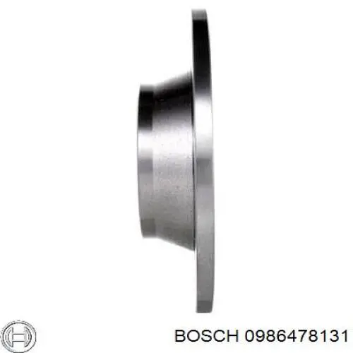 0 986 478 131 Bosch диск тормозной передний