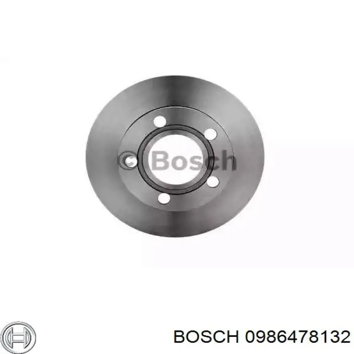 0986478132 Bosch диск тормозной задний