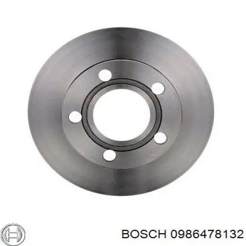 Диск гальмівний задній 0986478132 Bosch