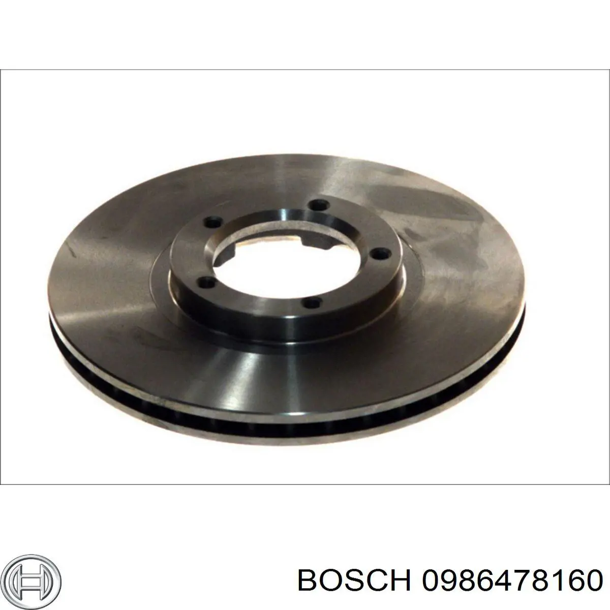 0986478160 Bosch диск тормозной передний