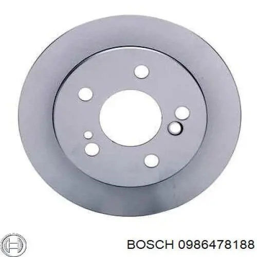 0 986 478 188 Bosch диск тормозной задний