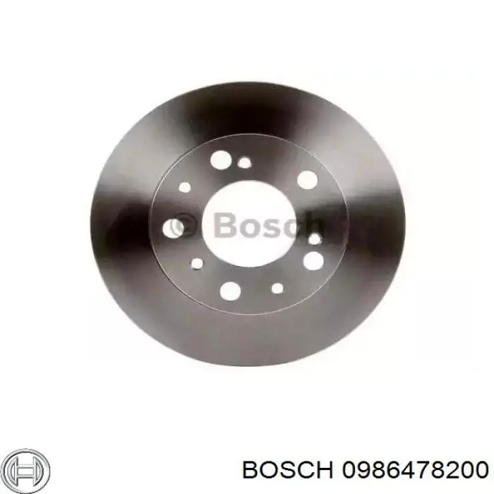 0986478200 Bosch диск тормозной передний