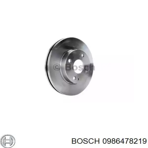 Передние тормозные диски 0986478219 Bosch