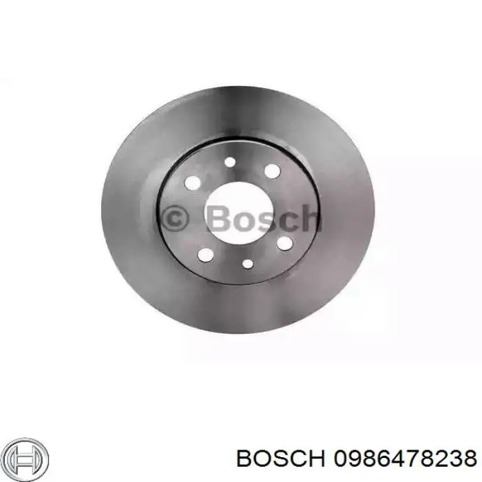 0 986 478 238 Bosch диск тормозной задний