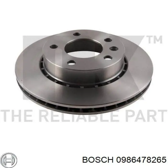 Купить 0986478265 Bosch Ротор тормозной
