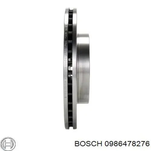 0986478276 Bosch диск тормозной передний