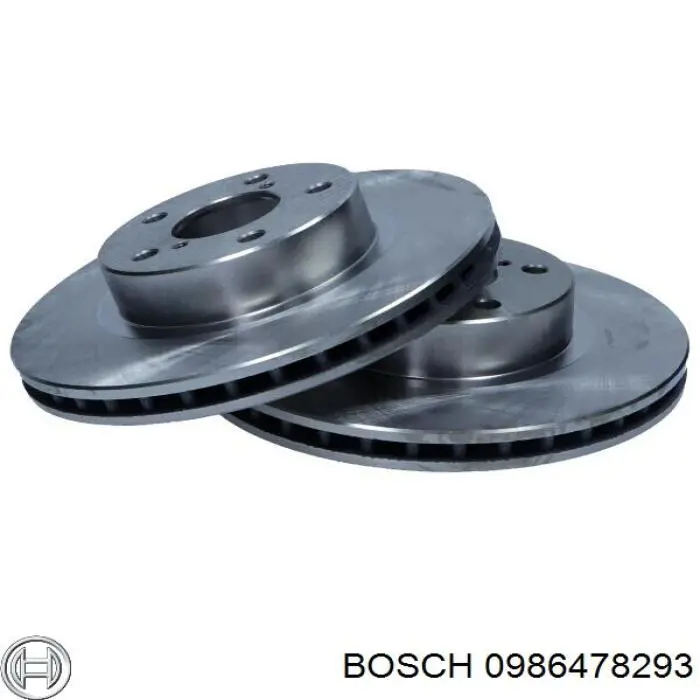 Передние тормозные диски 0986478293 Bosch