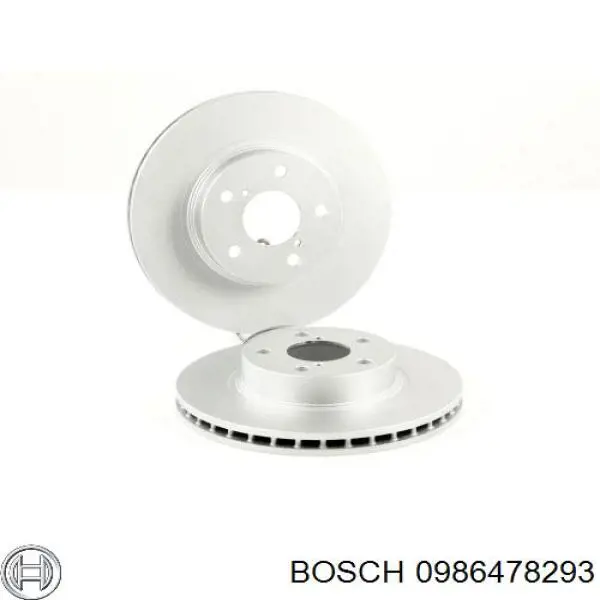 0986478293 Bosch Диск тормозной передний